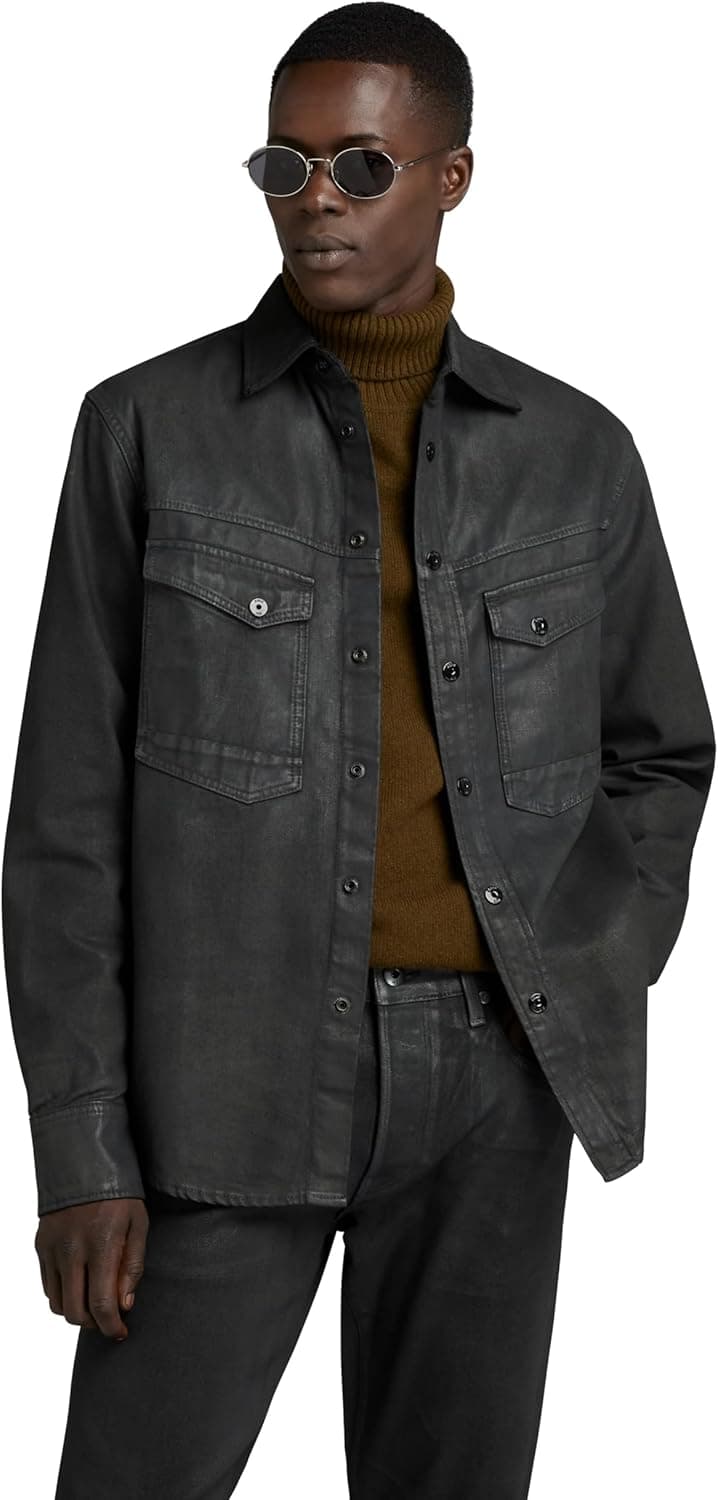 G-STAR Camisa Unisex Dakota Regular Camisa de ganga para homem