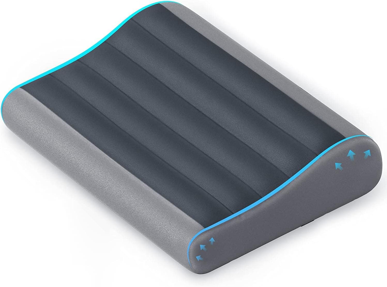 FLEXTAILGEAR Zero Pillow, almofada insuflável portátil, almofada insuflável ultraleve para campismo, tecido elástico de camurça 50D, design ergonómico, campismo, viagem, ir à pé