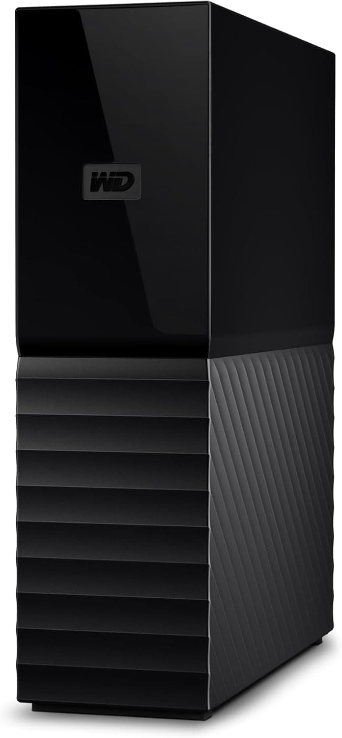 WD 24 TB My Book HDD de secretária disco rígido externo, guardar fotografias, vídeos e documentos importantes. Com software para gestão de dispositivos, cópia de segurança e proteção de senhas