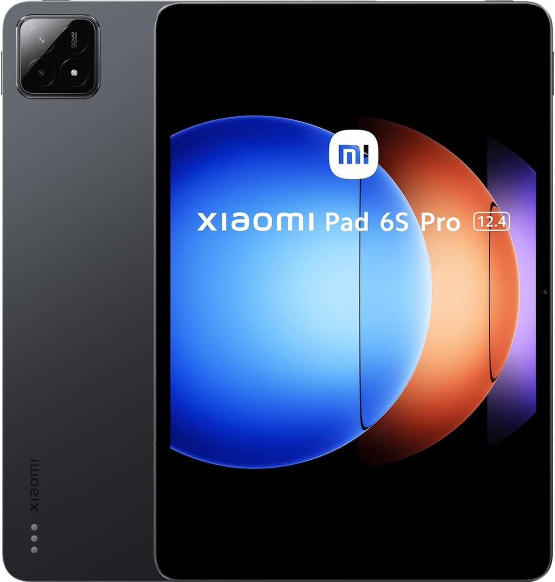 Xiaomi Pad 6S Pro Tablet de 12,4", 8 + 256 GB, HyperOs, Snapdragon 8 Gen 2, altifalantes Dolby Vision Atmos, Hypercharge 120 W, preto