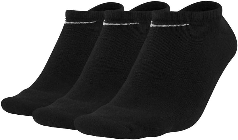 NIKE Everyday Cushion No-show Training Socks (3 pares) meias para homem