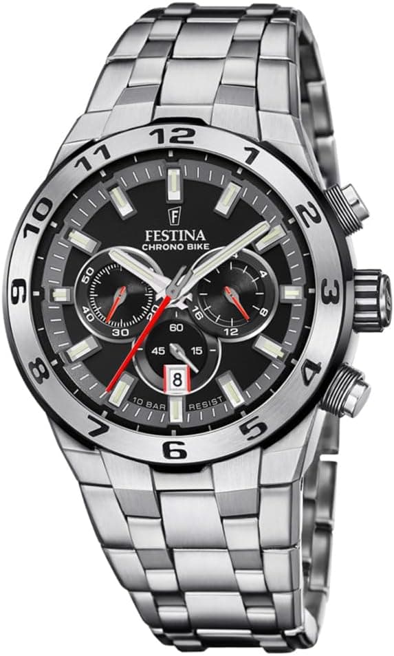 Festina Chrono Bike F20674 | Relógio azul com bracelete em aço inoxidável para homem