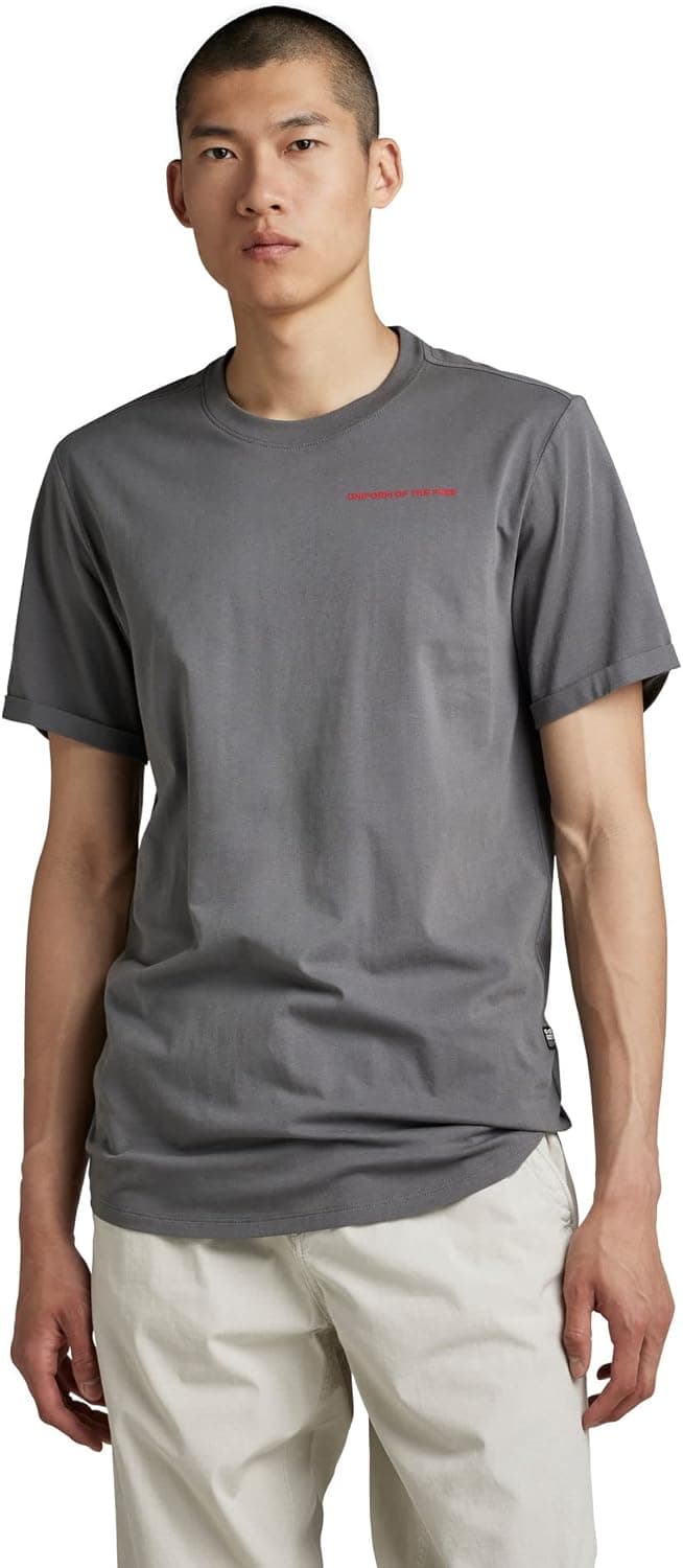 G-STAR RAW T-shirt Lash Back Text para homem