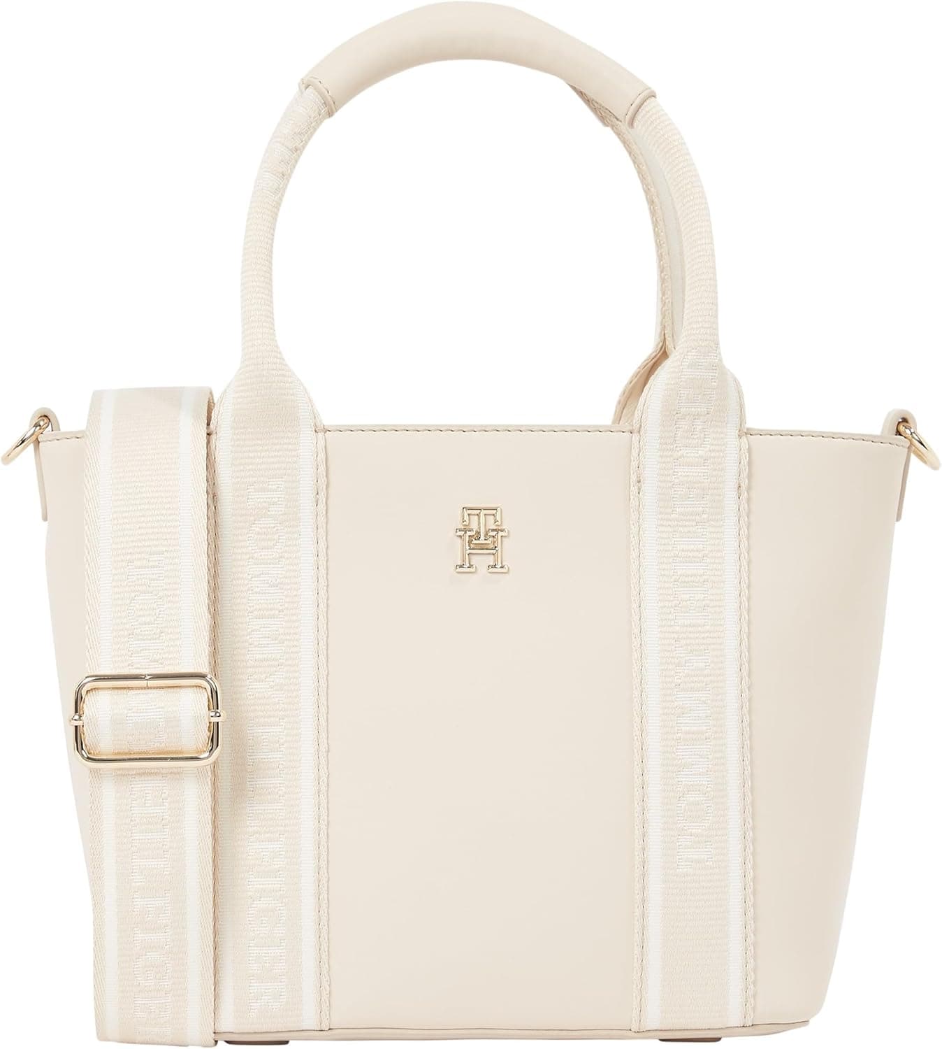 TOMMY HILFIGER TH Logotape Mini Tote Aw0aw17201, Bolsa para mulher