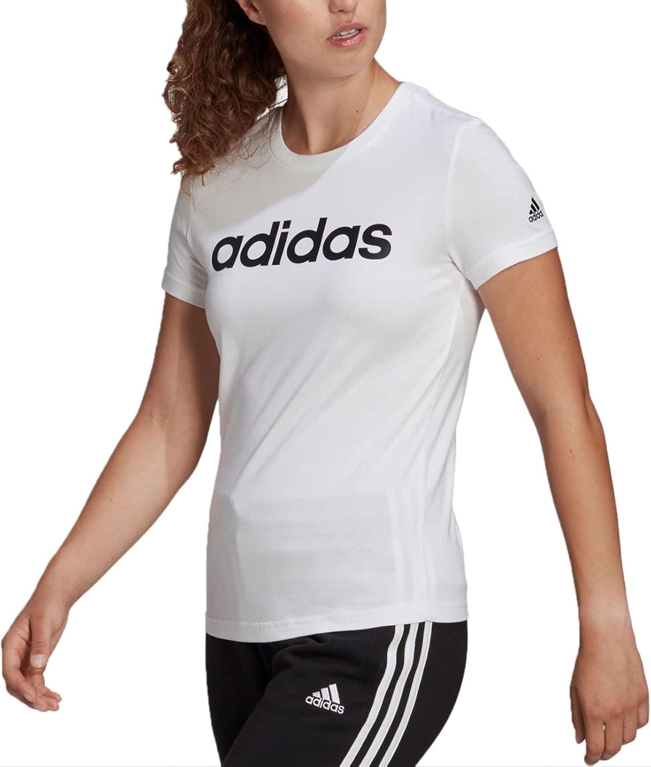 adidas Essentials Slim Logo T-Shirt T-shirt de manga curta para mulher