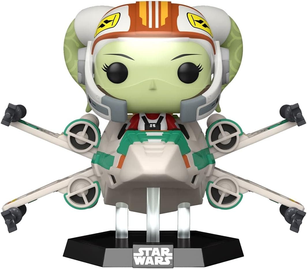 Funko Pop! Ride Super Deluxe: Star Wars Rebels - Hera Syndulla In X-Wing - Star Wars: Rebels - Exclusiva Amazon - Figura de vinil colecionável - Ideia de presente- Mercadoria oficial - Fãs de TV
