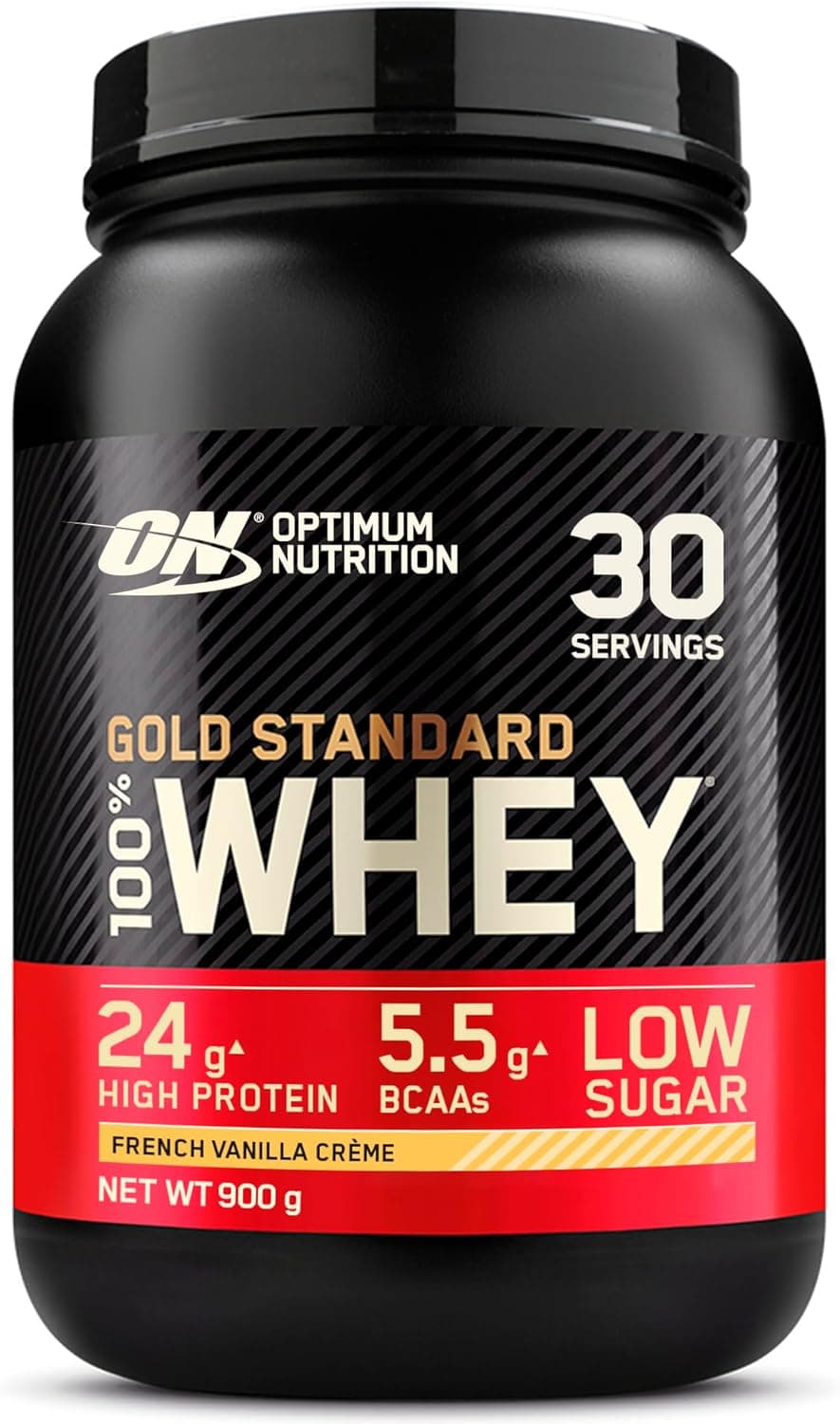 Optimum Nutrition ON Gold Standard 100% Whey Proteína whey em pó, suplemento desportivo com glutamina e aminoácidos micronizados