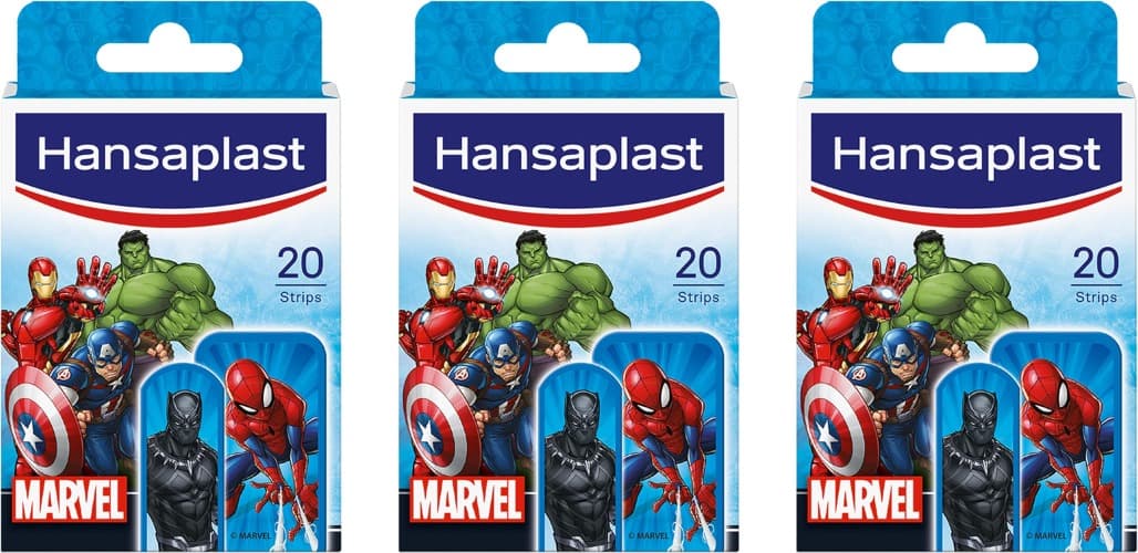 Hansaplast Hansaplast Kids Marvel, 20 un x 3