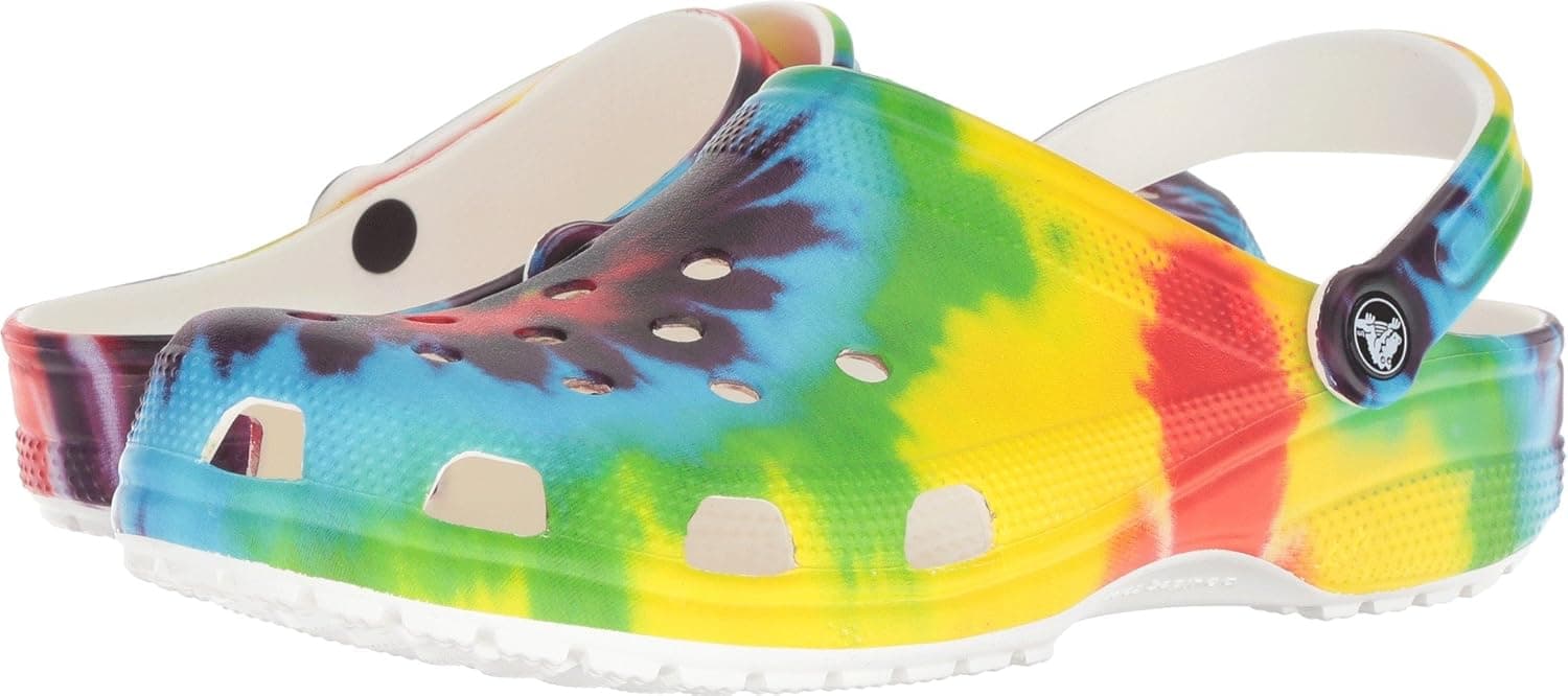 Crocs Classic Tie-Dye Clog Tamancos unissexo para adulto