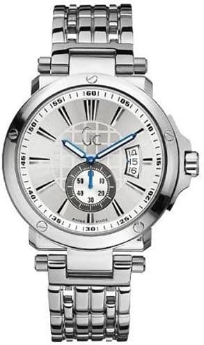 Guess GC X65001G1S - Relógio de pulso de aço inoxidável, cor prateada