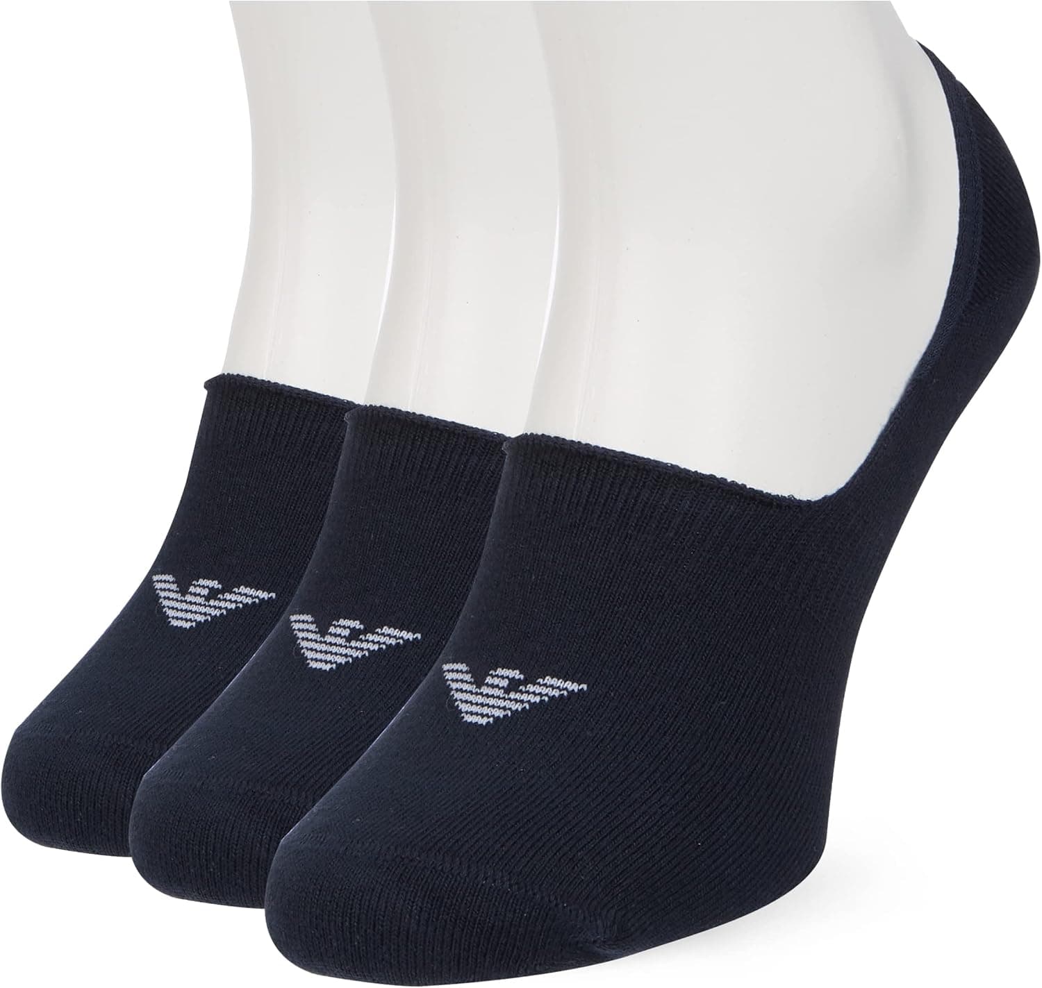 Emporio Armani Pacote de 3 meias invisíveis para homem