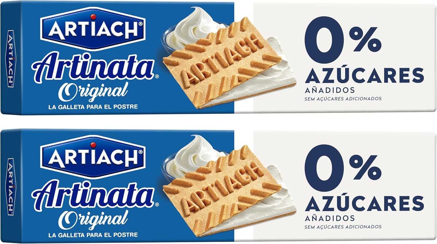 Artiach Bolacha artística sem açucar, 175 g (x2)