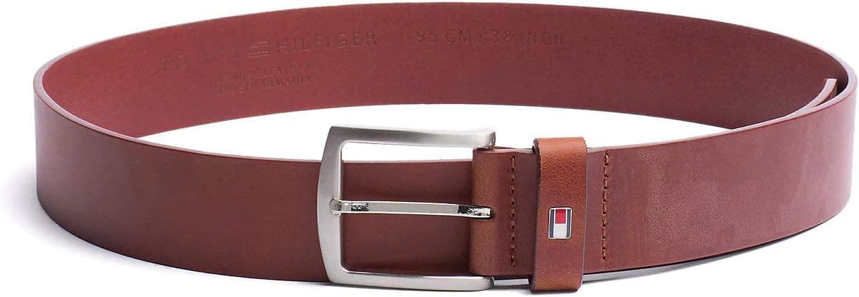 Tommy Hilfiger Cinto homem New Denton Belt 4.0 cinto de pele