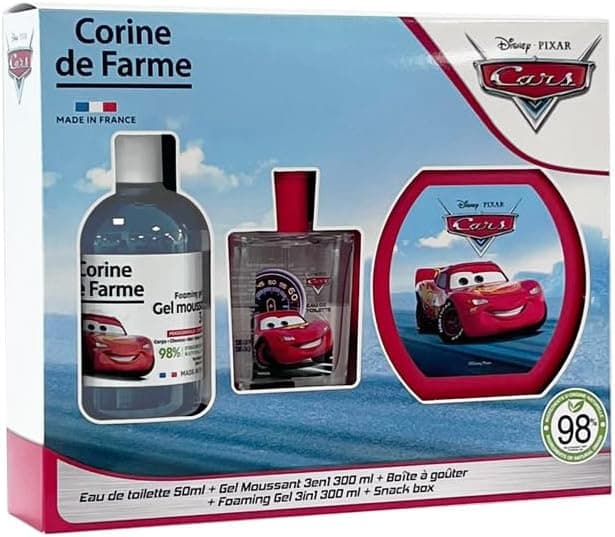 Estojo Cars EDT 50 ml espuma de banho 300 ml