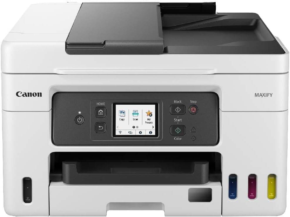 Canon MAXIFY GX4050 | Impressora multifunções MegaTank a cores com Wi-Fi, Ethernet, USB e funções de cópia, digitalização e fax