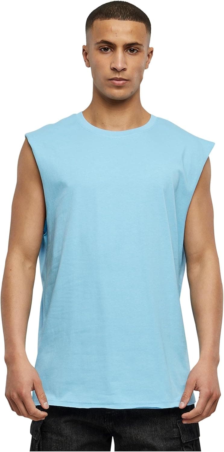 Urban Classics Open Edge Sleeveless | T-shirt sem mangas para homem
