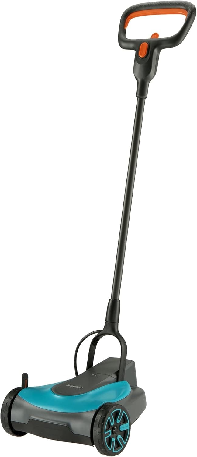 Gardena Set Ready-To-Use de corta-relvas a bateria HandyMower 22/18V P4A: corta-relvas manual, para relvas de até 50 m², altura de corte ajustável, inclui bateria P4A de 18 V (14620-20)