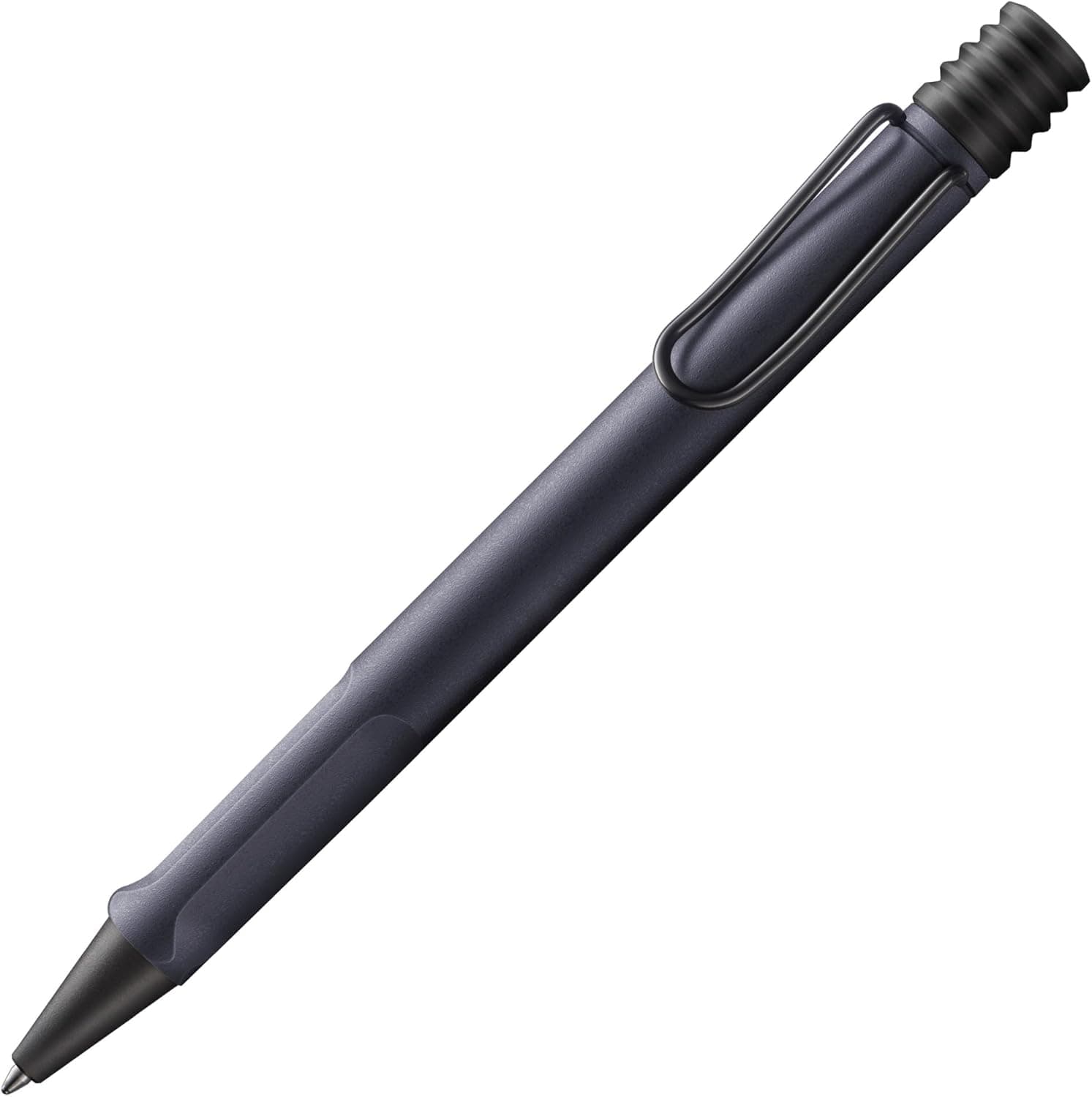 Lamy safari steel black - Caneta com pega ergonómica, largura do traço M - para uma agradável escrita prolongada - feita de plástico ASA - com substituição de grande capacidade M 16 preto