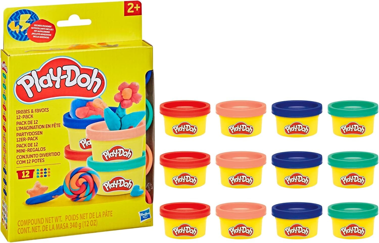 Play-Doh Pacote de 12 mini presentes