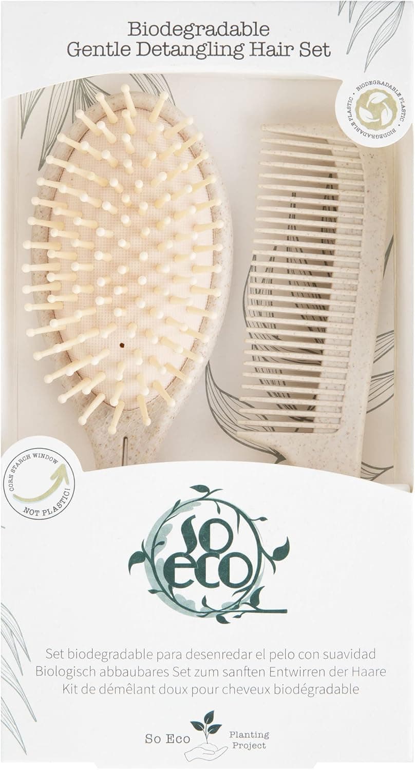 So Eco Biodegradável Gentle Detangling Hair Set