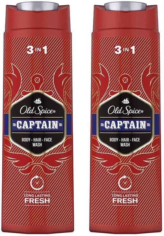 OLD SPICE CAPTAIN SHOWER gel 3IN1 400
