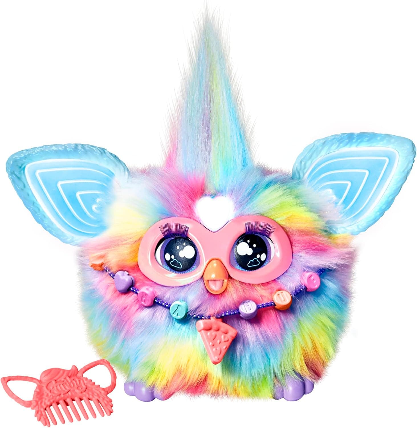 Furby Tie Dye brinquedo de peluche interativo versão em espanhol