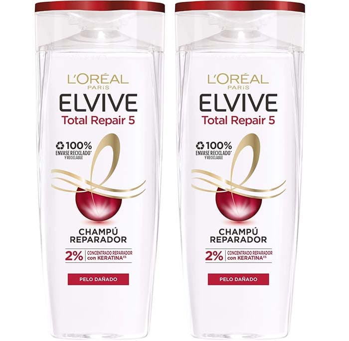 L'Oréal Paris Elvive champô total Repair 5, 380 ml x 2