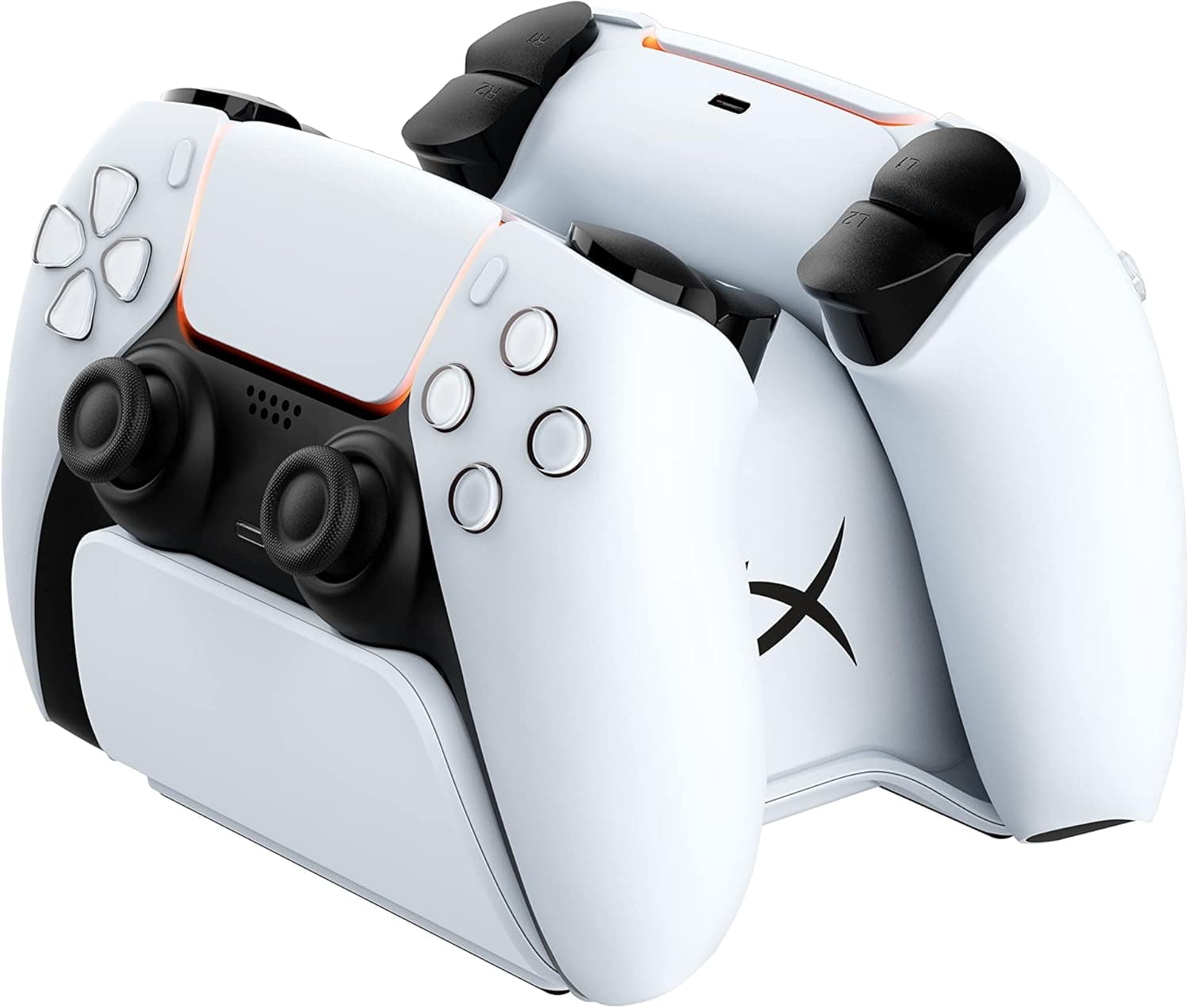 HyperX ChargePlay Duo - Estação de carregamento para controladores sem fios Playstation 5 DualSense, base ponderada e encaixe seguro, design compacto, cabo USB-C incluído
