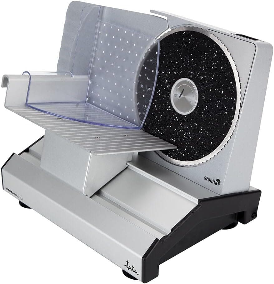 Jata CF1053 Corta-fios elétrico metálico, disco de revestimento Stonite removível, 190 mm de diâmetro, regulador de espessura de 0 a 22 mm, limpeza fácil, segurança antiuso, 200 W