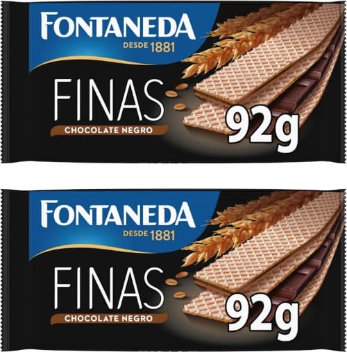 Fontaneda, Barquinhos cheios de chocolate preto, 92 g x 2