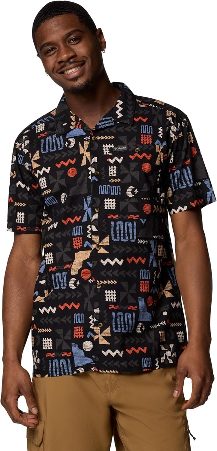 Columbia Pine Canyon Short Sleeve camisa de manga curta para homem