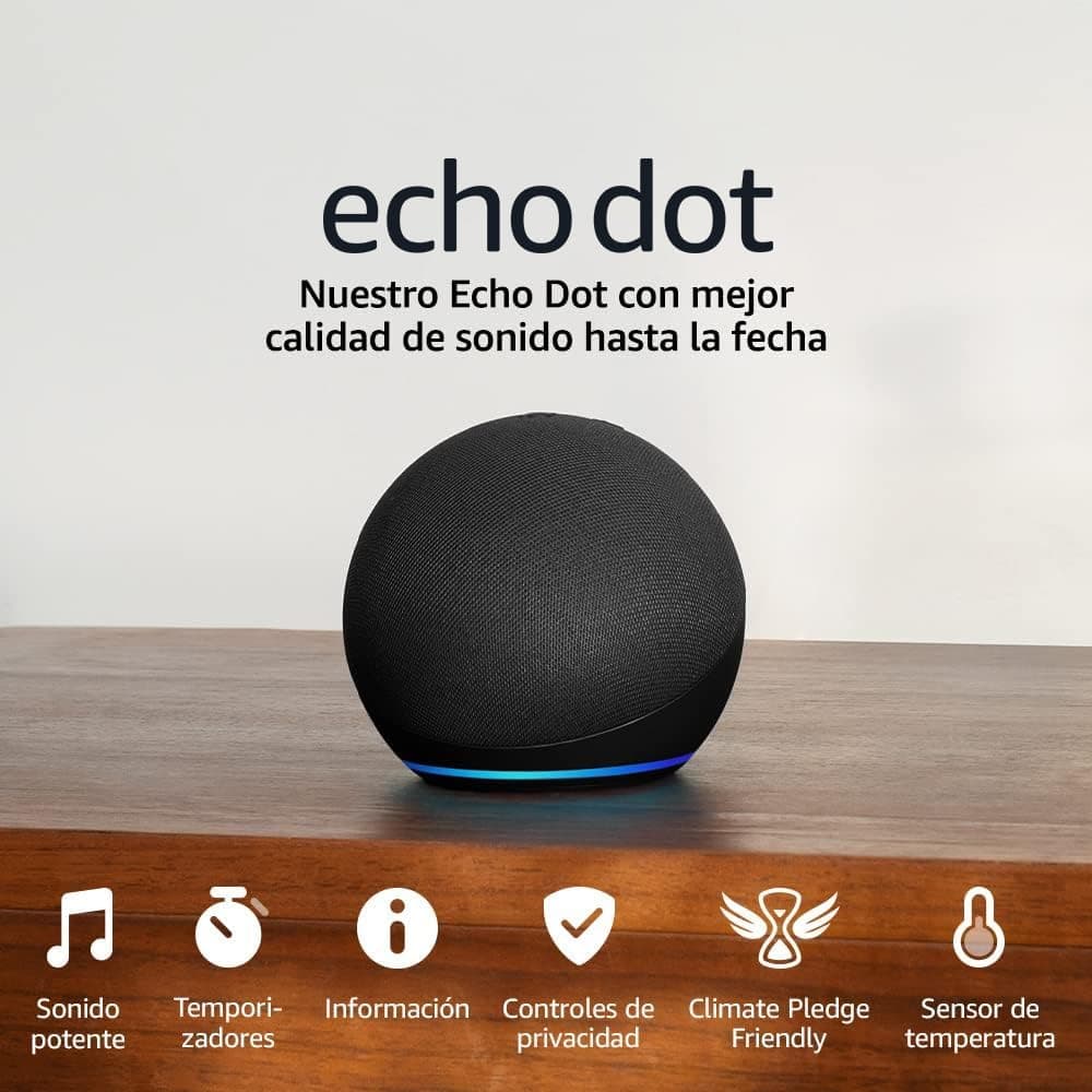 Amazon Echo Dot | Coluna inteligente com Alexa, wifi e Bluetooth, som potente