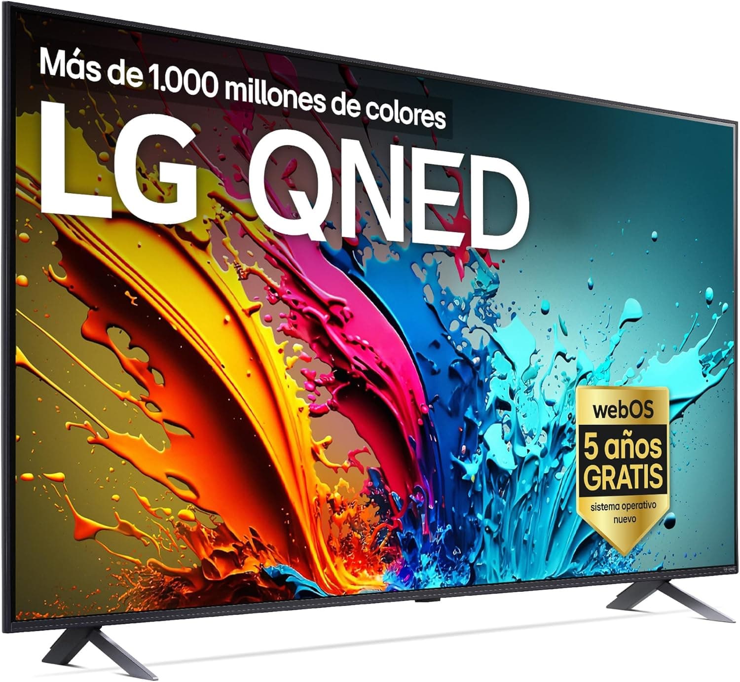 LG 50QNED85T6A 50", 4K QNED, Smart TV, HDR10, WebOS24, série 85, processador de alta potência, Dolby Digital Plus, jogo, Alexa/Google Assistant, preto 