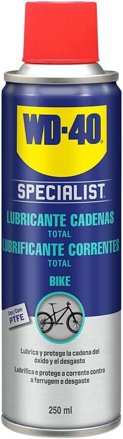 WD-40 Bike - Lubrificante de correntes de bicicleta para todos os tipos de condições e ambientes- spray 250 ml
