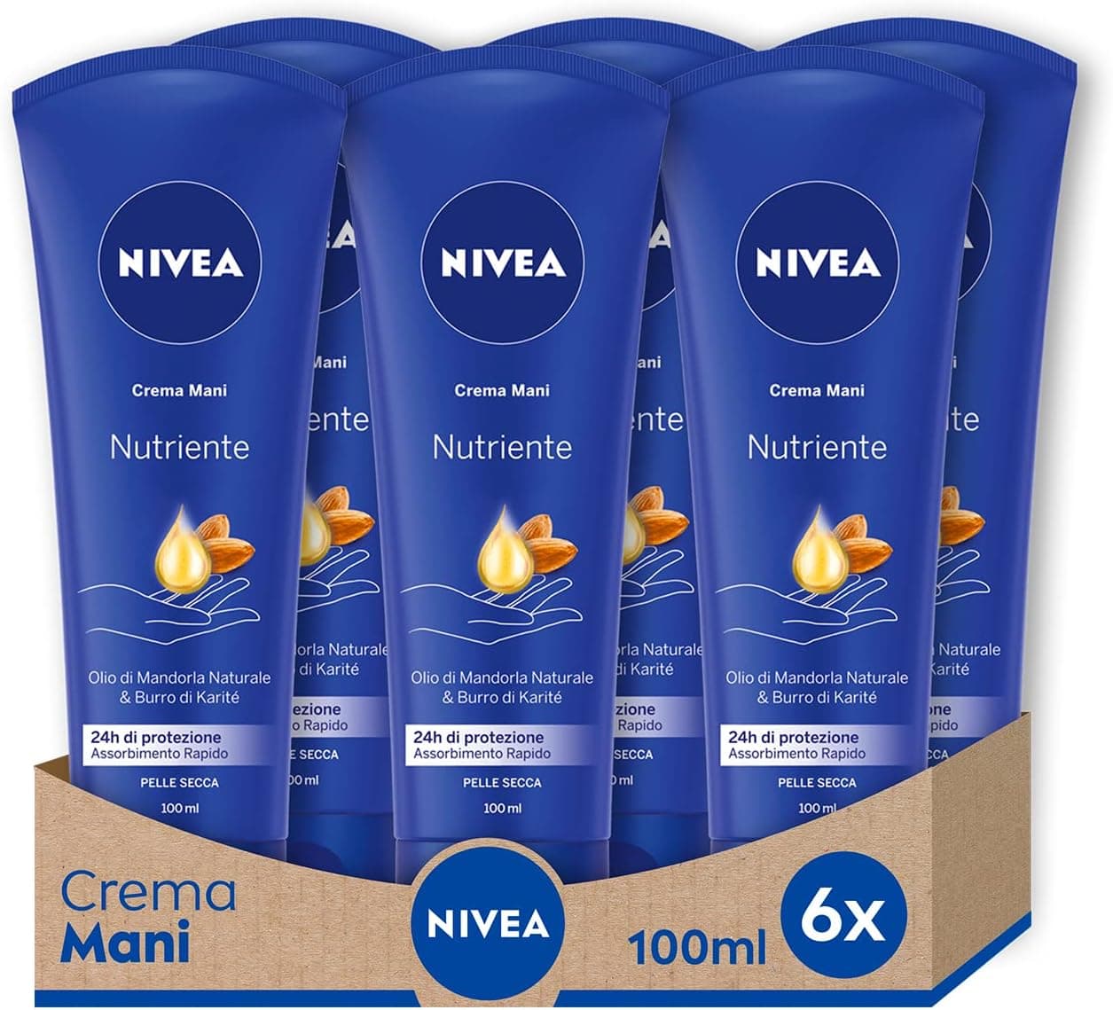 NIVEA Creme hidratante de mãos, 100 ml