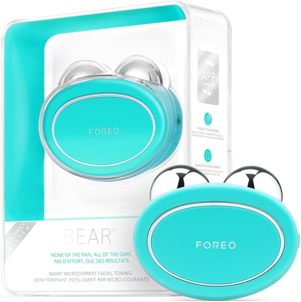 FOREO Bear | Dispositivo facial tonificante com microcorrente para firmar e esculpir o rosto
