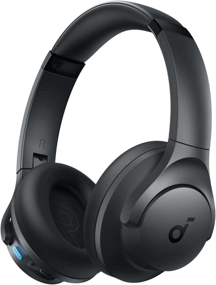 Soundcore Q11i Capacetes sem fios Bluetooth da Anker, auriculares sem fios Bluetooth banda, graves profundos, automonomia 60H, Hi-Res áudio, almofadas removíveis, conexão multiponto
