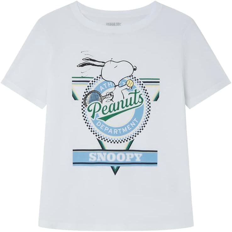 Springfield | T-shirt de manga curta para mulher em branco