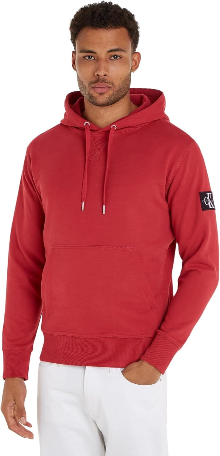 Calvin Klein Hoodie Badge com capuz para homem