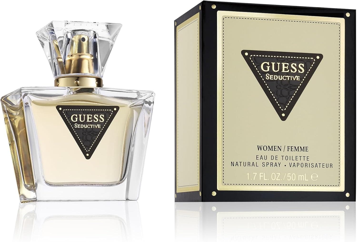 GUESS Seductive, Eau de Toilette para mulher, colónia floral frutada, fragrância sensual, longa duração, 50 ml
