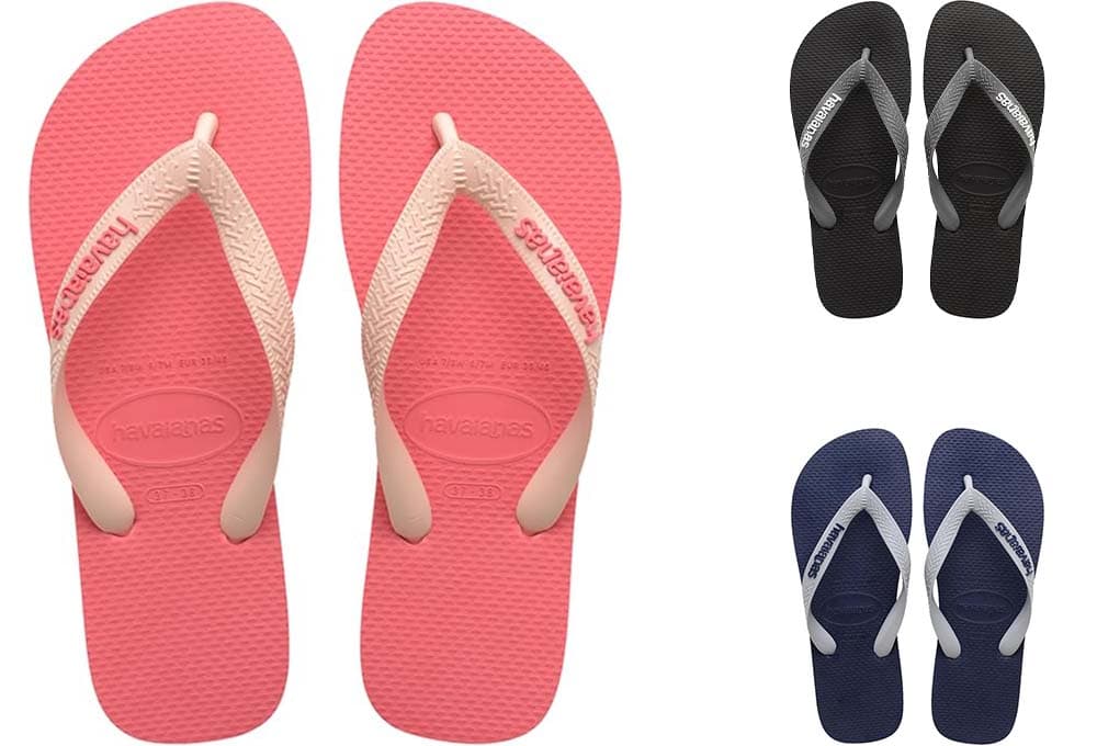 Havaianas Top Logo Pop Up | Chinelos unissexo com sola antiderrapante
