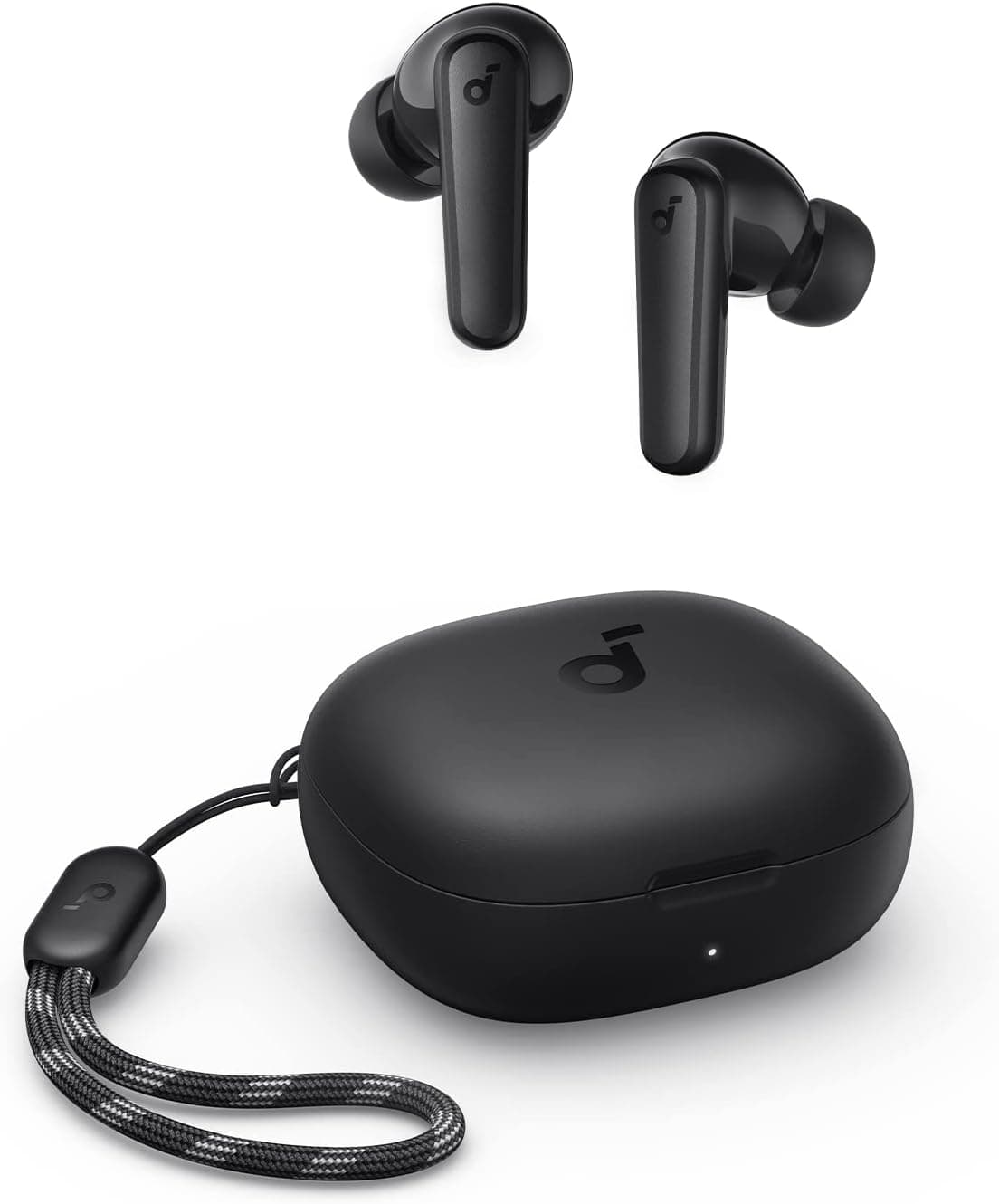 Soundcore P20i Auriculares sem fios Bluetooth by Anker, diafragmas de 10 mm com Big Bass, auriculares Bluetooth 5.3, reprodução 30H, IPX5, 2 micros para chamadas nítidas com IA, EQ personalizado
