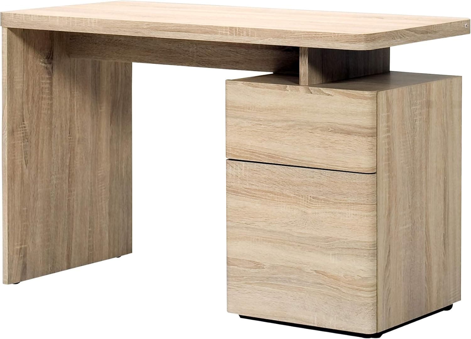 Marca Amazon - Movian Ohrid - mesa com 1 porta e 1 porta, 120 x 55 x 76 cm, efeito carvalho Sonoma