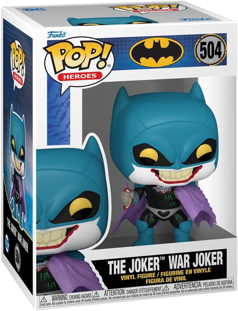 Funko Pop! Heroes: Batman WZ - The Joker - DC Comics - Figura de vinil colecionável - ideia de presente - Mercadoria oficial 