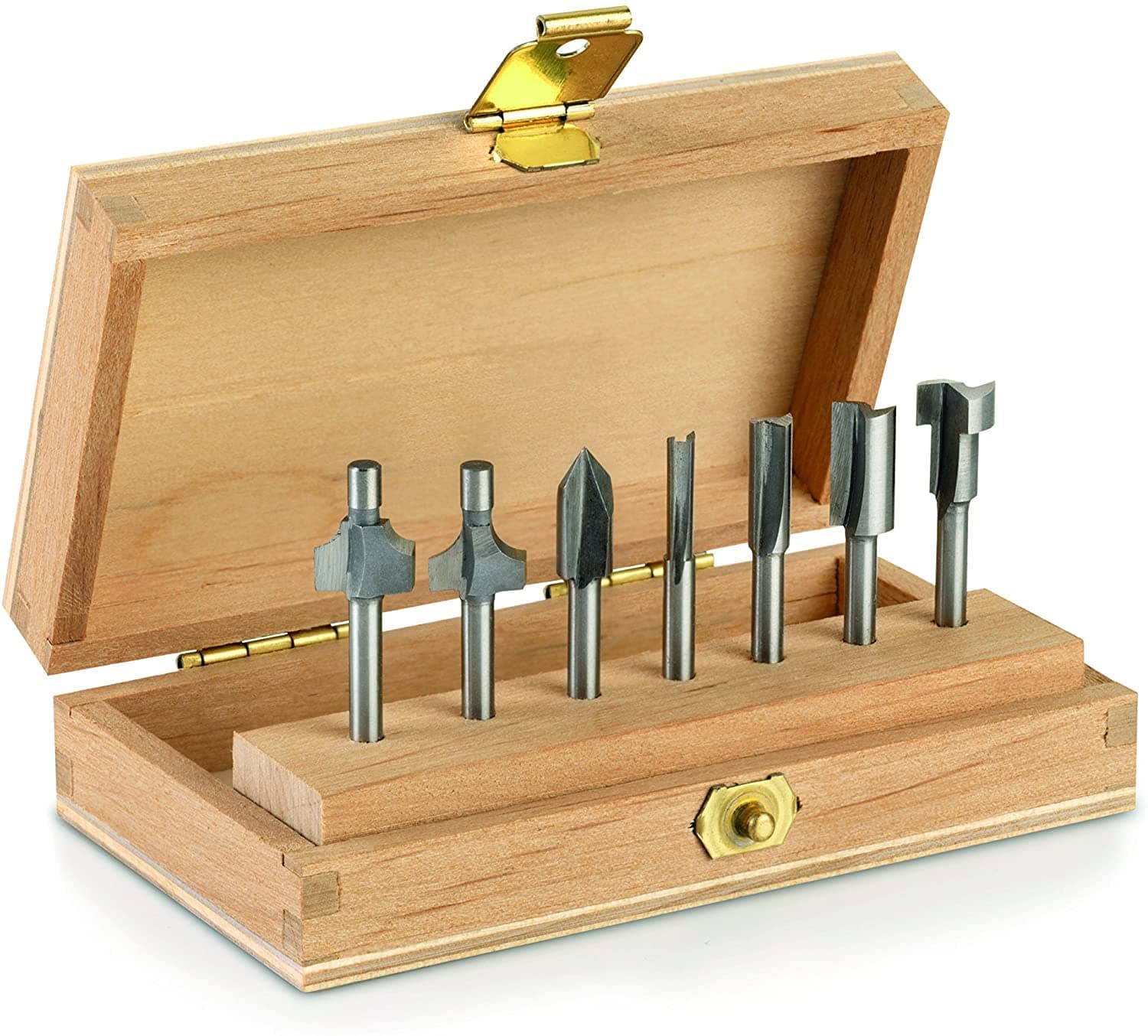 Dremel 660 | Conjunto de 7 brocas multiuso para ferramentas rotativas com caixa de madeira