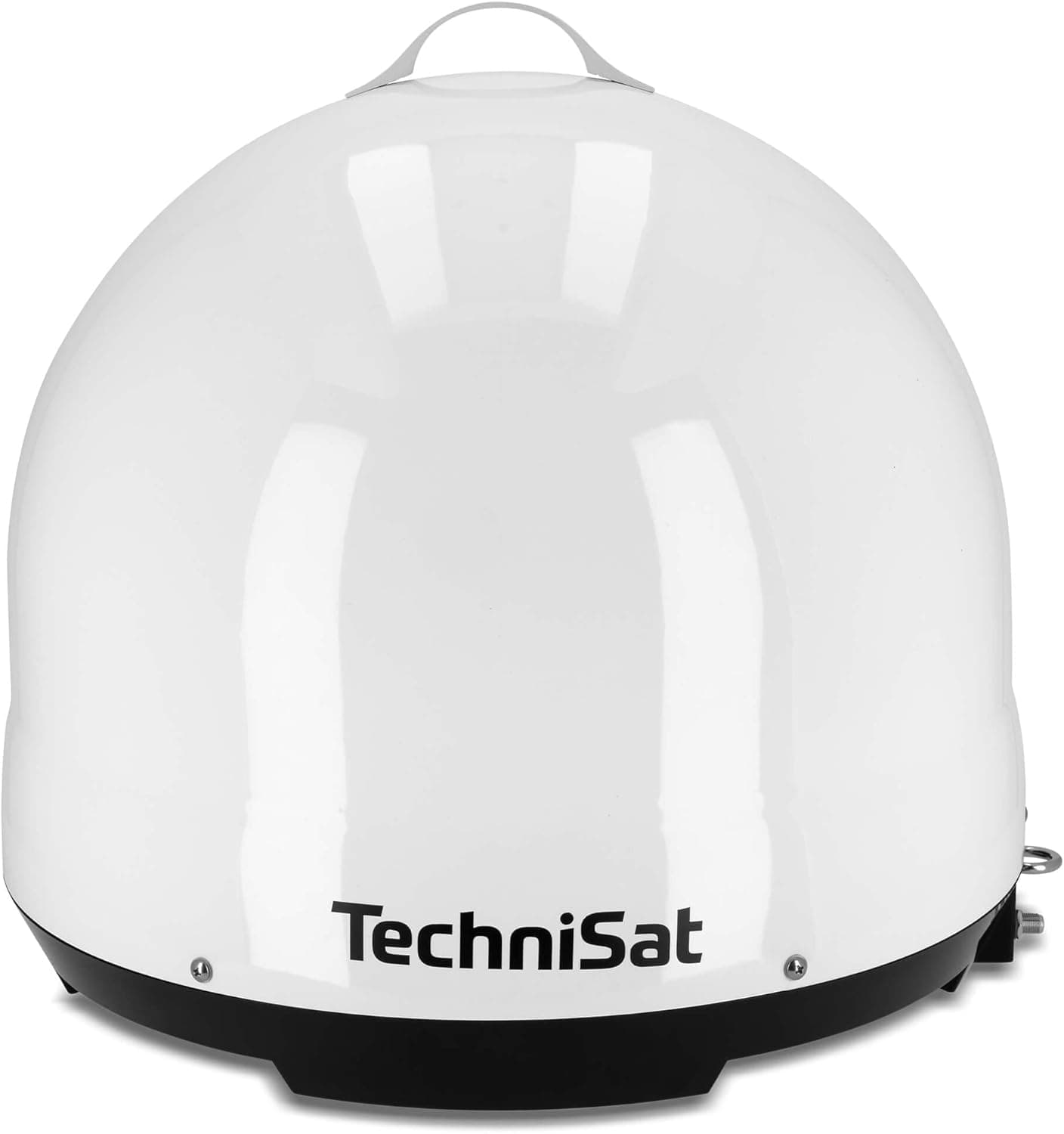 TechniSat SKYRIDER Dome ISI Sistema de satélite móvel para campismo e auto-caravana (antena parabólica automática, otimizada para Astra 19,2°, LNB único, cobertura impermeável, conexão com um só