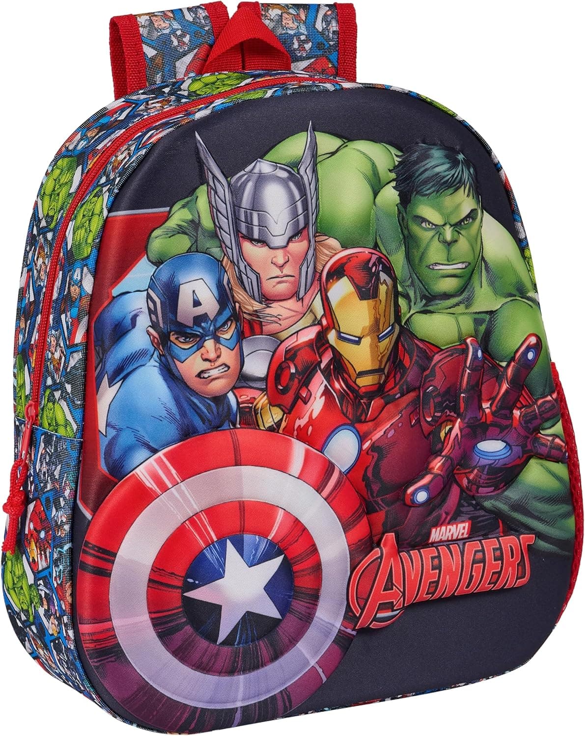 Safta M890a DISNEY PRINCESSES - Mochila Escolar, com Design 3D, Adaptável ao Carrinho, Ideal para Crianças de Diferentes Idades, Confortável e Versátil, Qualidade e Resistência, 27x10x33 Unissex infantil (Pack de 1)