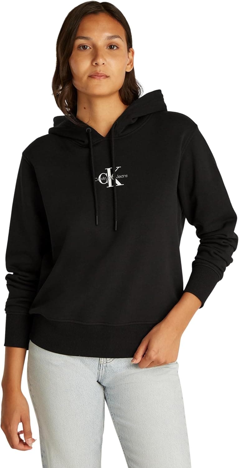 Calvin Klein Monologo Hoodie J20j225358 camisola com capuz mulher