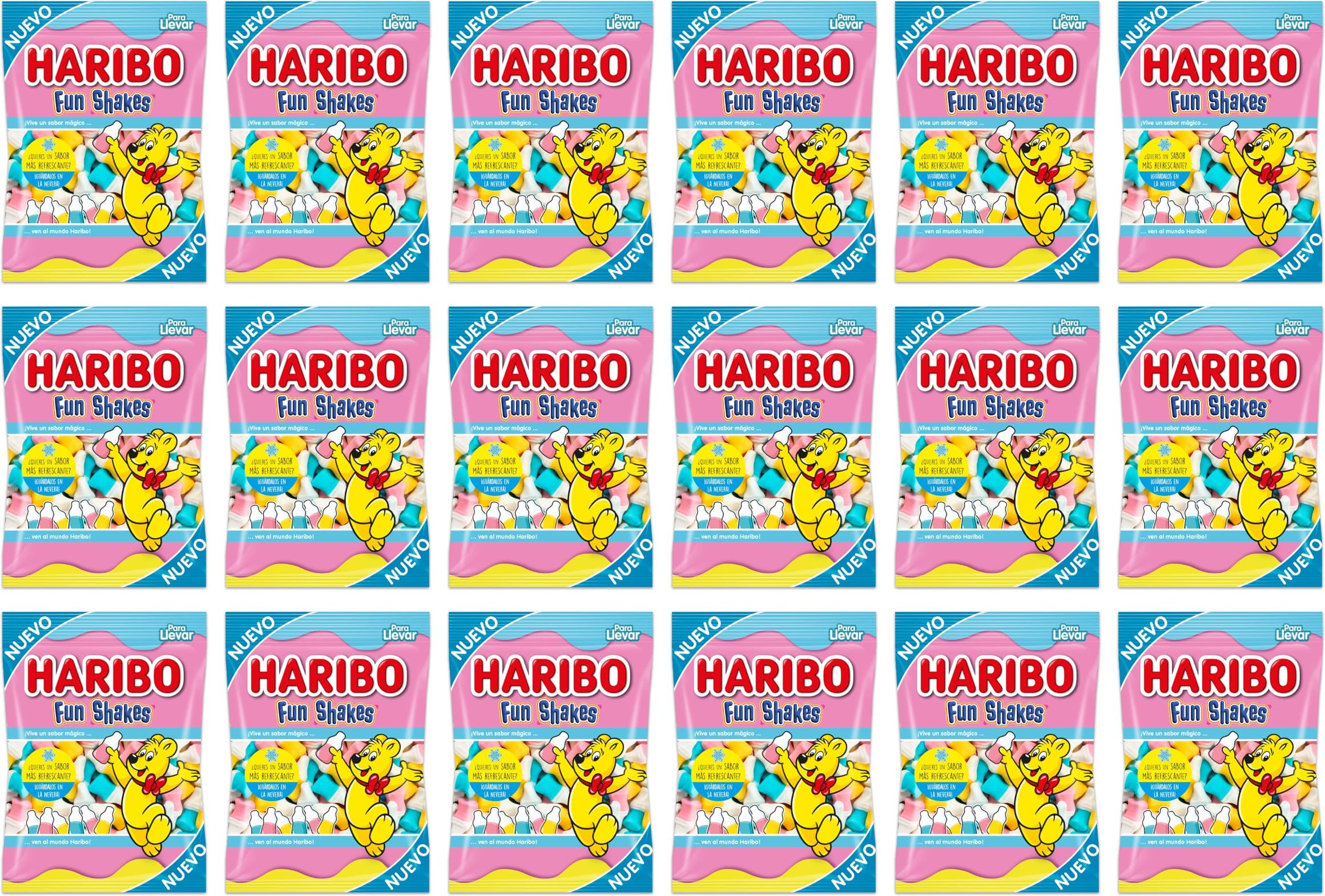 HARIBO Fun Shakes, 80g x 18