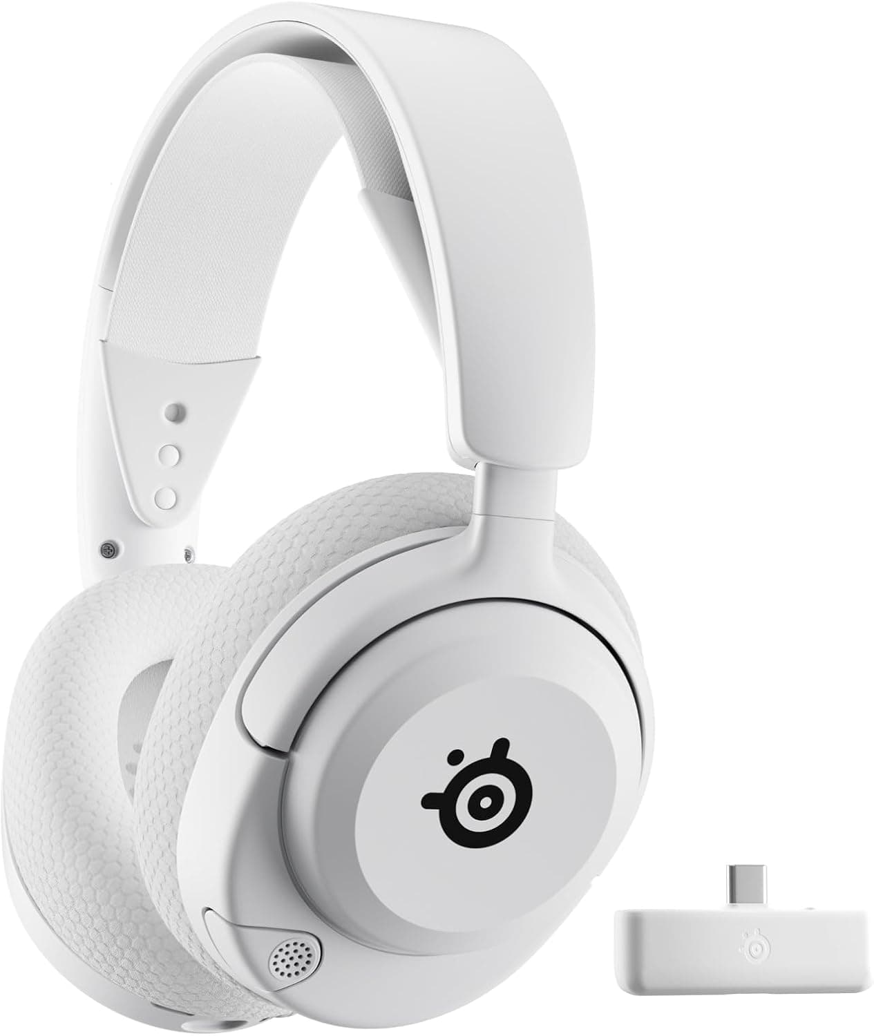 SteelSeries Arctis Nova 5X Wireless - Auriculares Gaming - Controladores magnéticos de neodimio - Más de 100 preajustes de Audio - Batería de 60 Horas-2,4 GHz o BT- Micro Gen2.X - Xbox,PC,PS5,móvil Nova Blanco Xbox